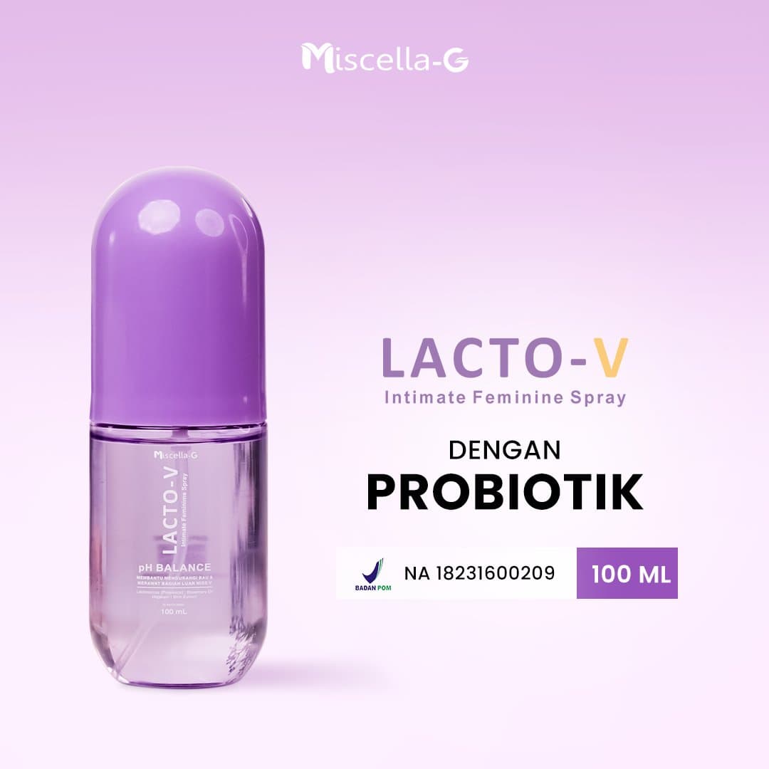 Lacto-V Spray 100 mL, intimate feminine spray dengan probiotik